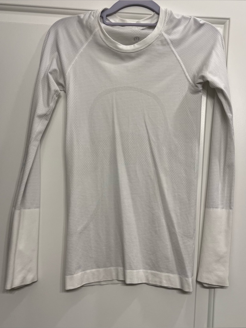 Lululemon swiftly white long sleeve top